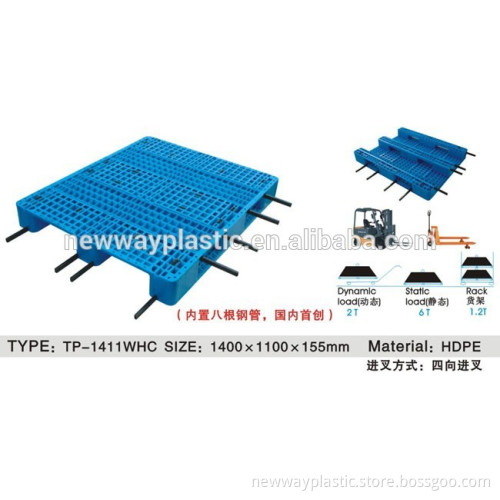 Neway Single Faced Grid Shape High Loading Plastic Pallet for Industry Use